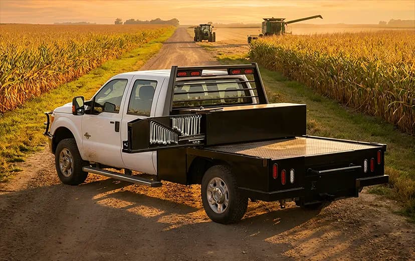 Shop-N-Box™ patented roll-out truck toolbox and bed organization system