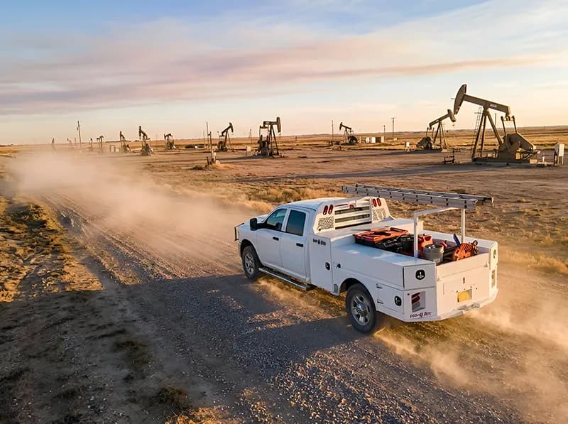Shop-N-Box™ truck toolbox organization system for Oilfield