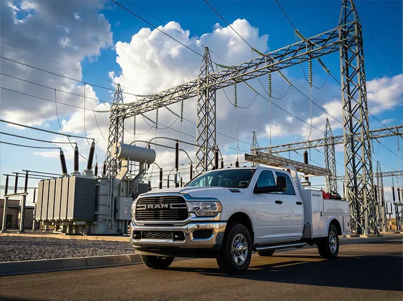 Shop-N-Box™ pull-out truck bed toolbox system for utility lineman and service truck tool storage